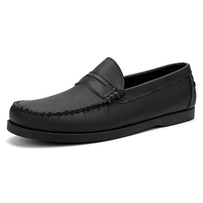 Plus Size Men's Casual Genuine Leather Shoes