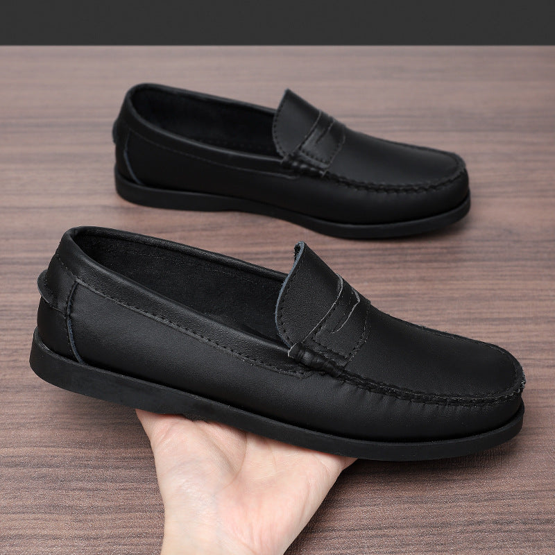 Plus Size Men's Casual Genuine Leather Shoes