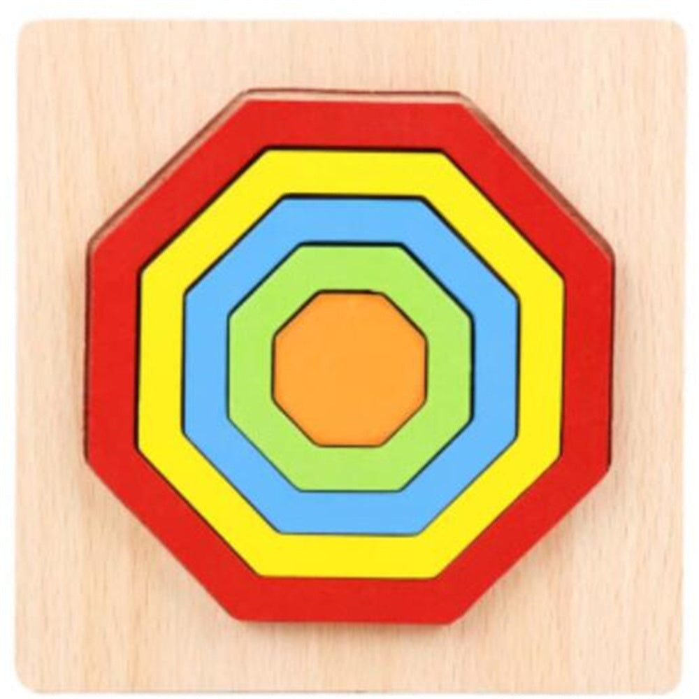 Wooden clock toy