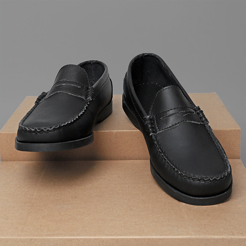 Plus Size Men's Casual Genuine Leather Shoes