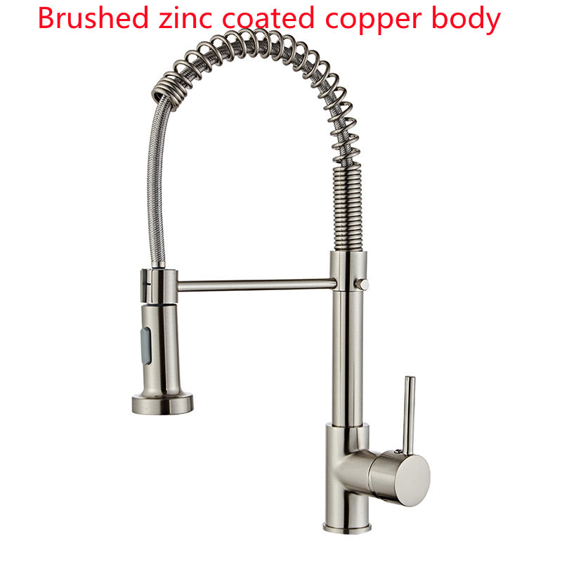 Matte Black Kitchen Faucet Deck Mounted Mixer Tap